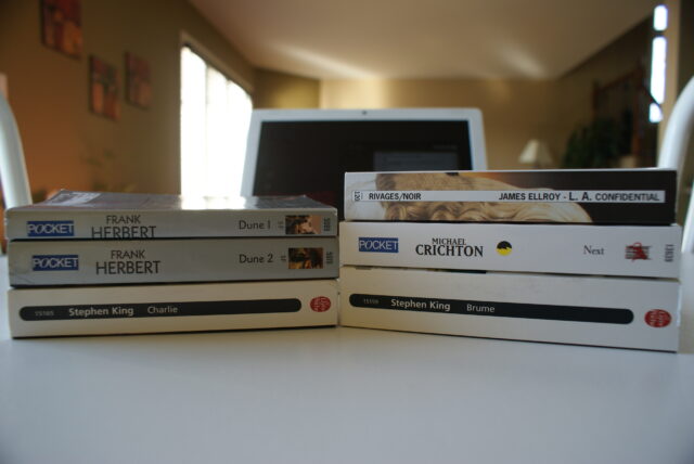Livres achetés au Canada
