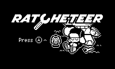 Ecran titre de Ratcheteer sur Playdate.
