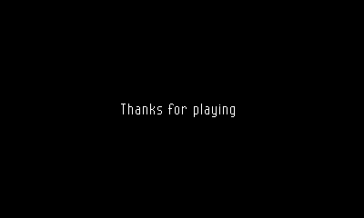 "Thanks for playing" Saturday Edition sur Playdate.
